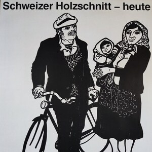 Heinz Keller art exhibition poster - 35.4"×50.4" (90×128cm)