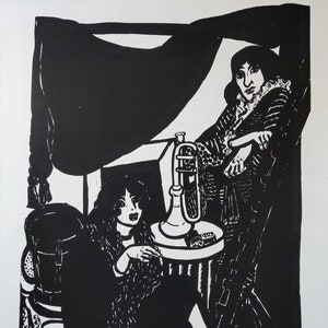 Heinz Keller art exhibition poster - 35.8&quot;×50.4&quot; (91×128cm)