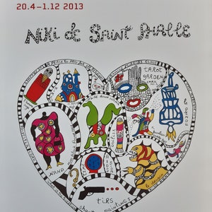 Niki de Saint Phalle original art Poster