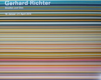 Gerhard Richter museum exhibition poster