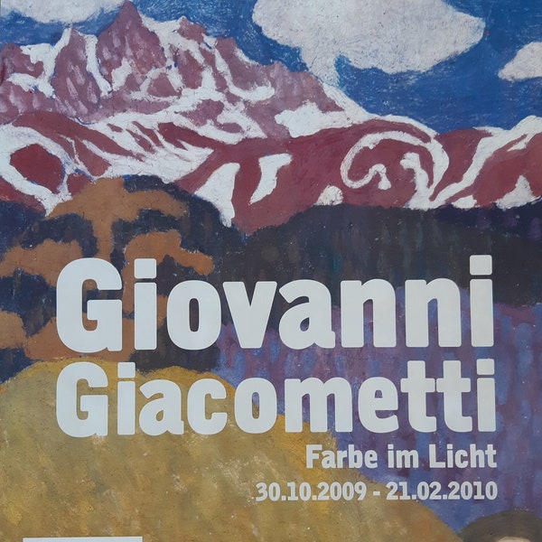 Originales Kunstplakat von Giovanni Giacometti