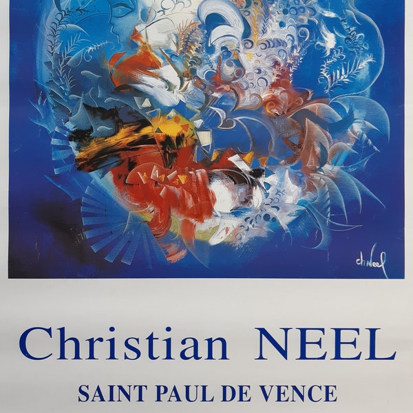 Christian Neel Kunst Ausstellungsplakat