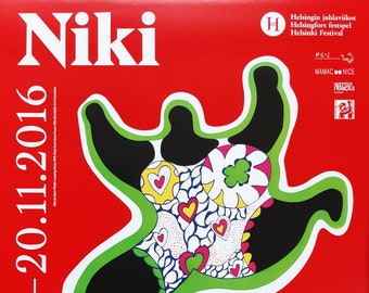 Póster de la exposición de arte de Niki de Saint Phalle - 19,7"×27,6" (50×70 cm)