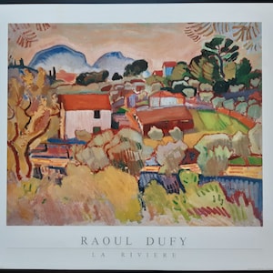 Raoul Dufy original art print - 27.6"×19.7" (70×50cm)