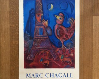 Marc Chagall original art poster - 22.0"×33.9" (56×86cm)