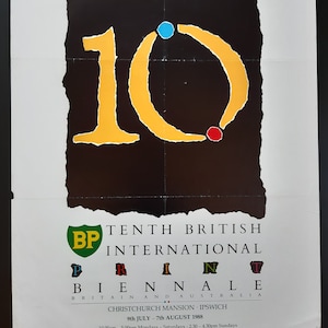 10th British Print Biennale poster - 23.4"×33.1" (59.5×84cm)