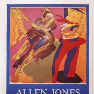Allen Jones original art exhibition poster - 18.9&quot;×26.8&quot; (48×68cm)
