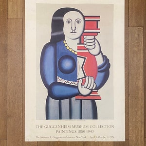 Oryginalny plakat artystyczny Fernanda Légera używany - 22,0"×33,1" (56×84 cm)