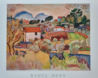 Raoul Dufy original art print