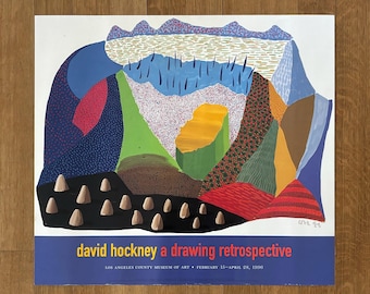 David Hockney Original Art Poster - 26.8