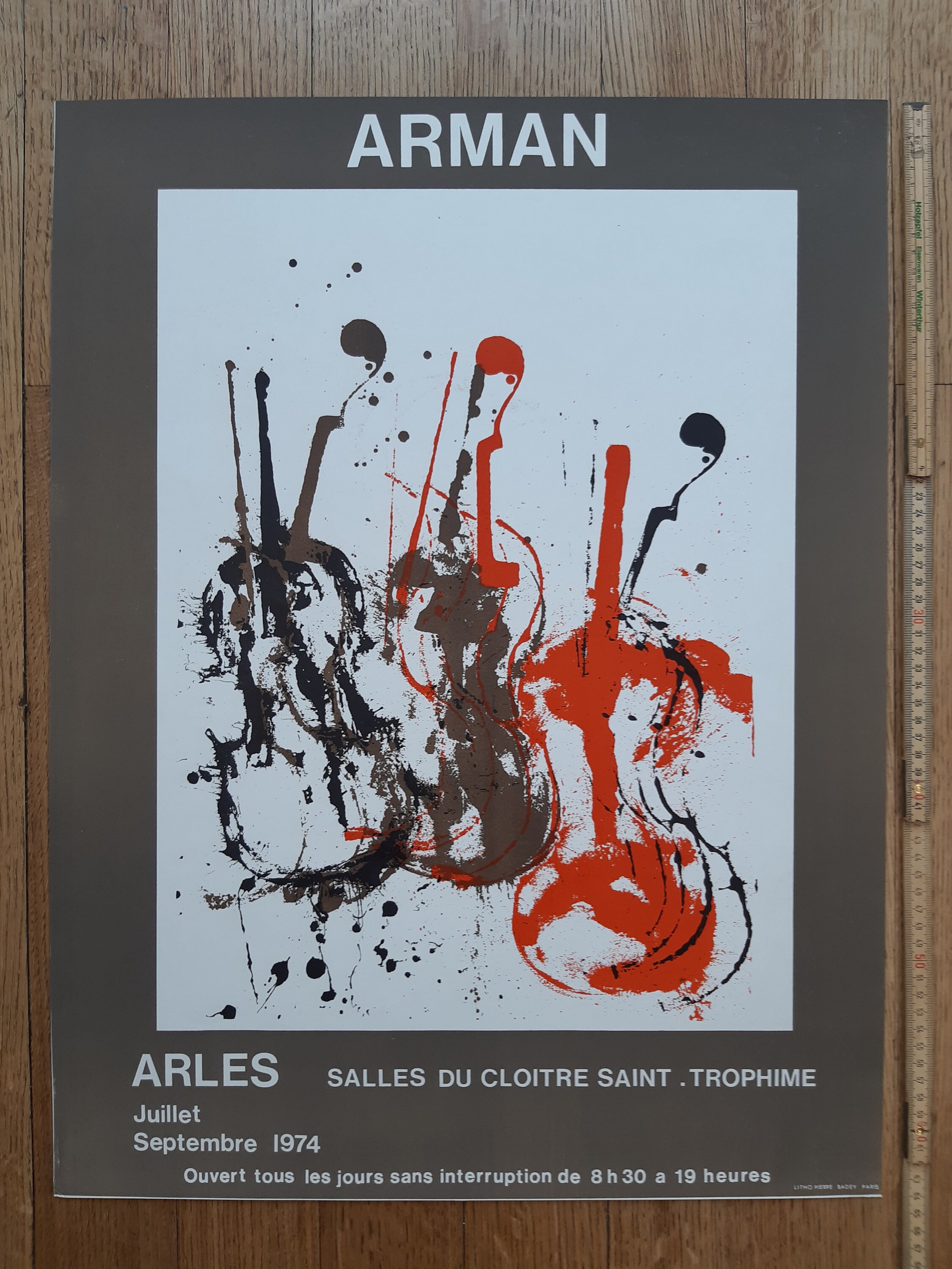 Arman Original Art Poster - 19.4