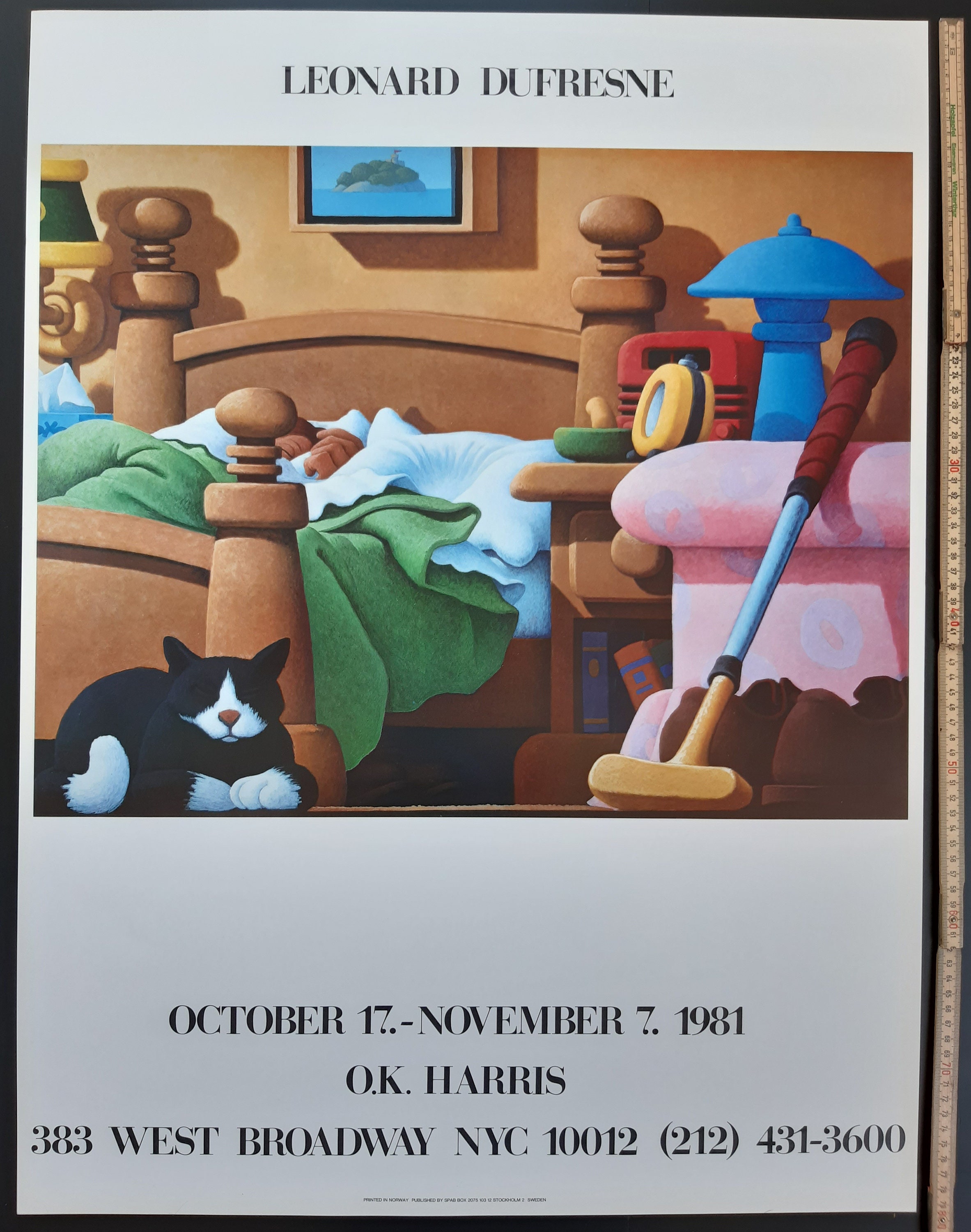 Leonard Dufresne Original Art Poster Etsy