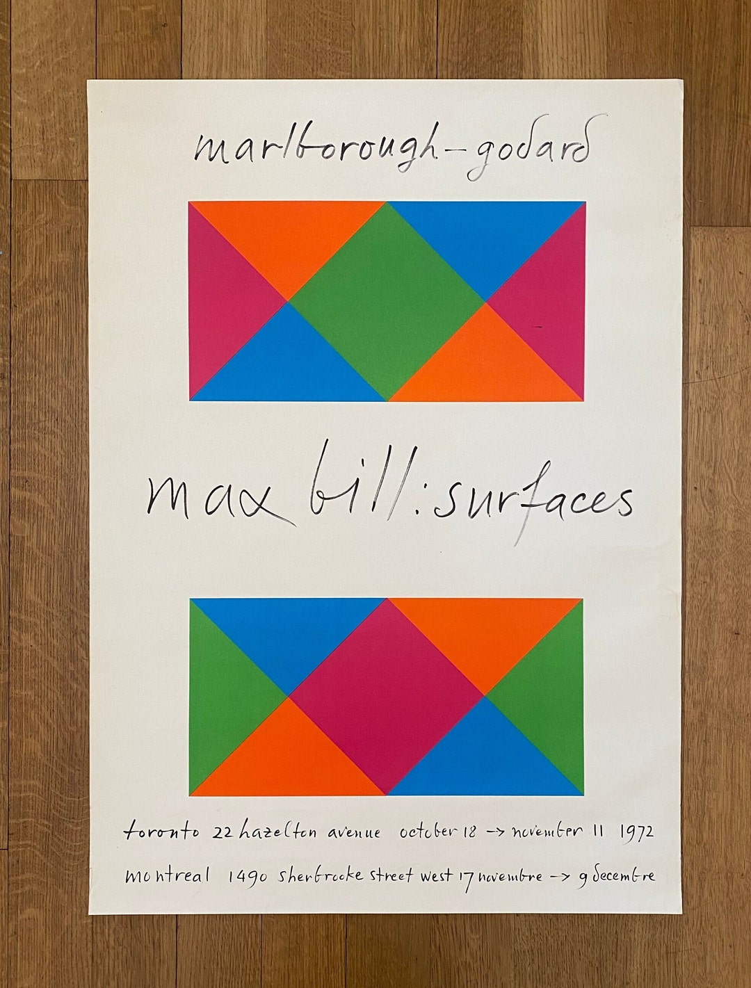 Max Bill Original Art Poster - 23.6
