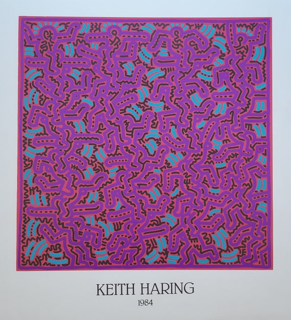 Keith Haring Original Art Poster 27.229.7 6975.5cm - Etsy Keith Haring Original Art Poster 27.229.7 6975.5cm - Etsy