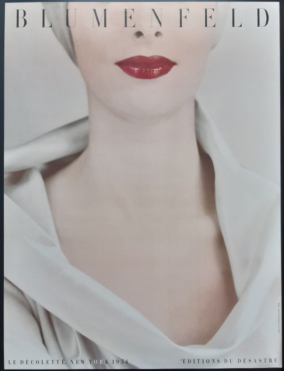 特別額装品/Le Decollete New York/ブルメンフェルド アーウィン・ブルーメンフェルド 写真ポスター ル・デコレテ - 23.6