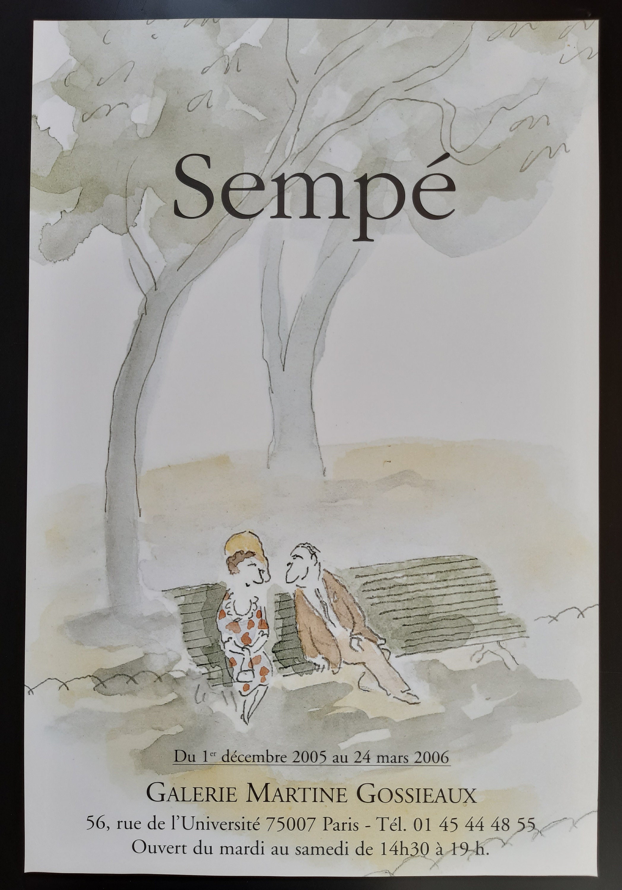 Sempé Original Exhibition Poster - Etsy