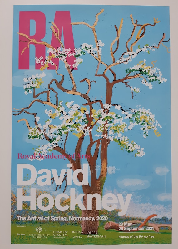 David Hockney Original Art Poster - 19.9