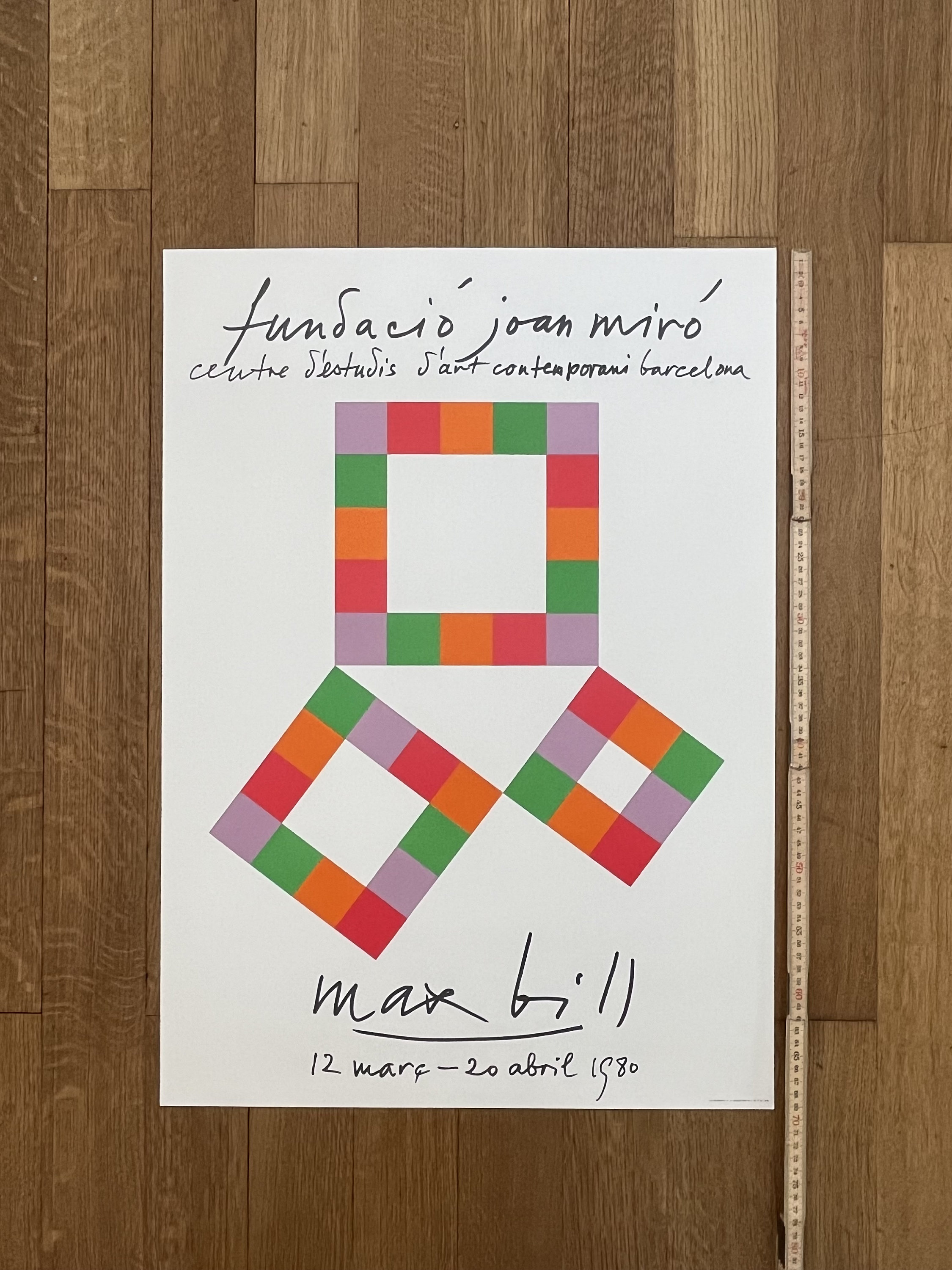 Max Bill Original Art Poster - 19.7