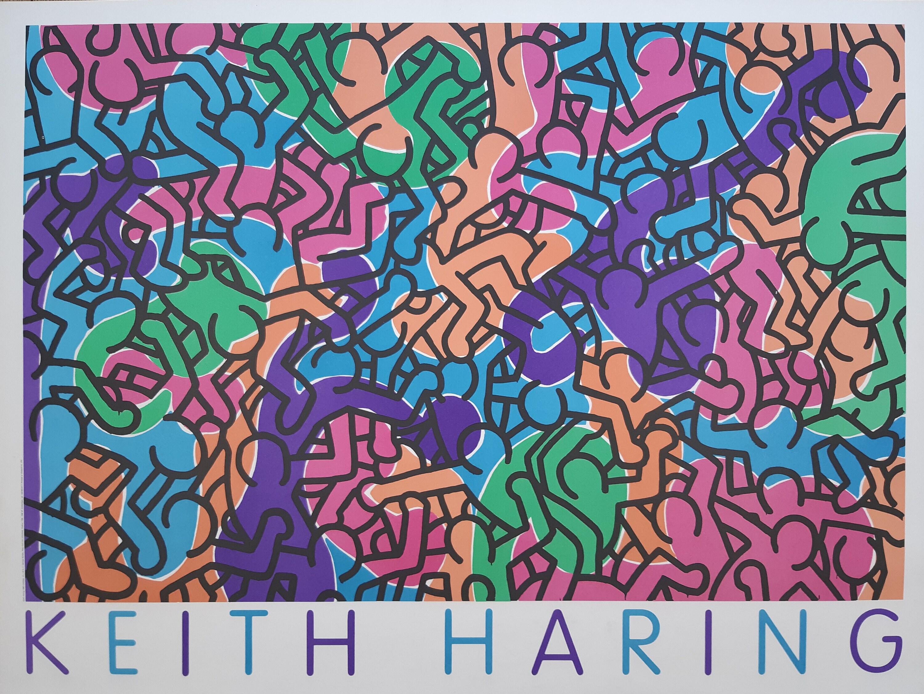 Keith Haring Original Art Poster Etsy