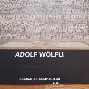 Adolf Wölfli original art exhibition poster image 4