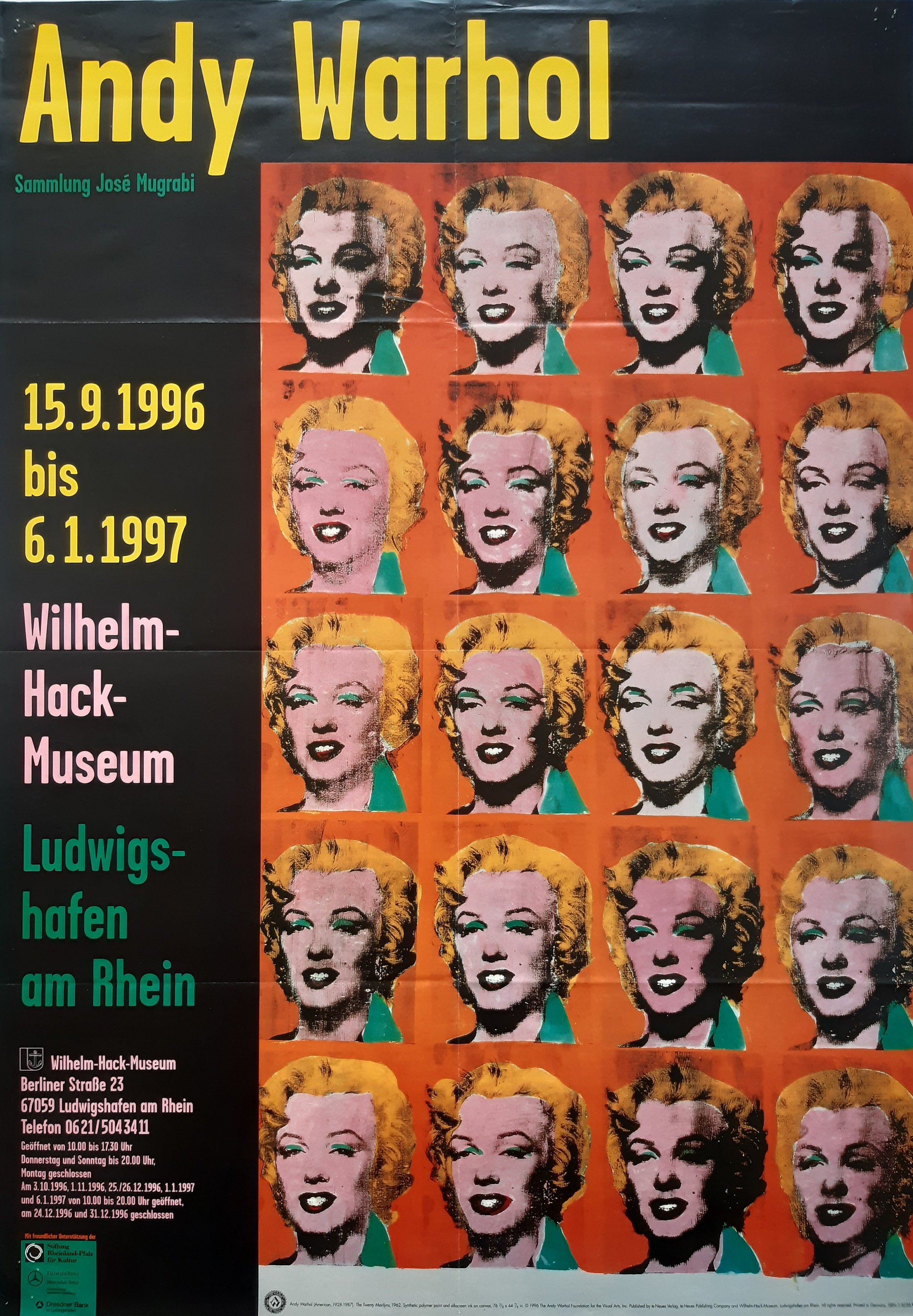 Andy Warhol Vintage Art Poster 