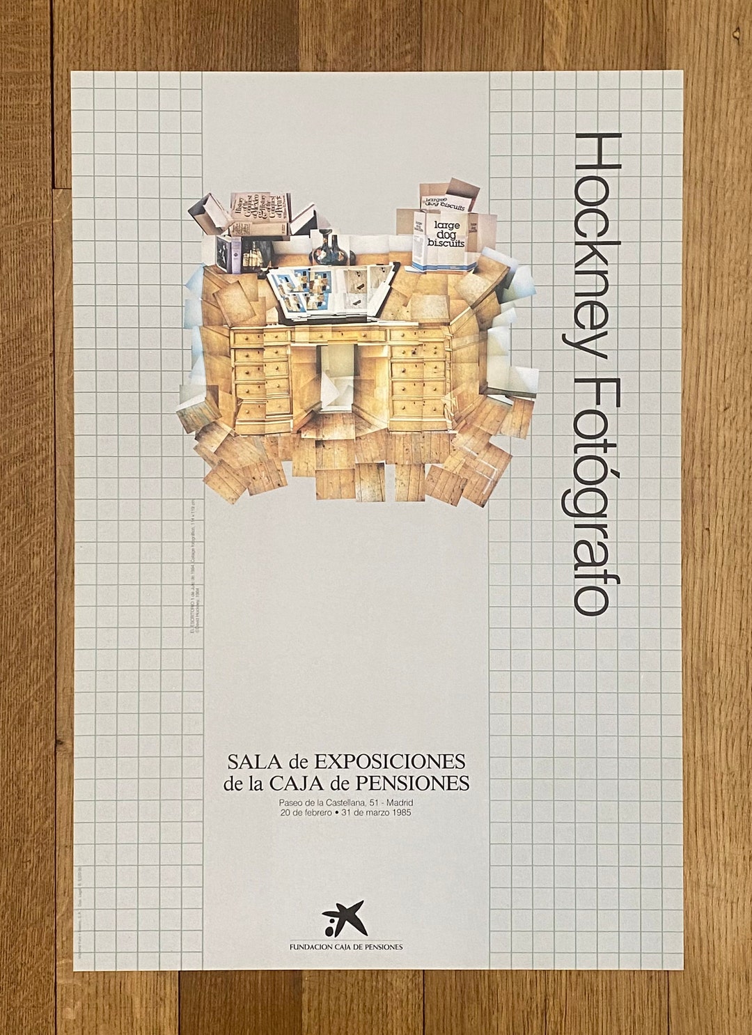 Poster David Hockney Impression Toile David Hockney 60x90cm - Décoration Murale Rétro - Sans Cadre Tableau Toile Décoration