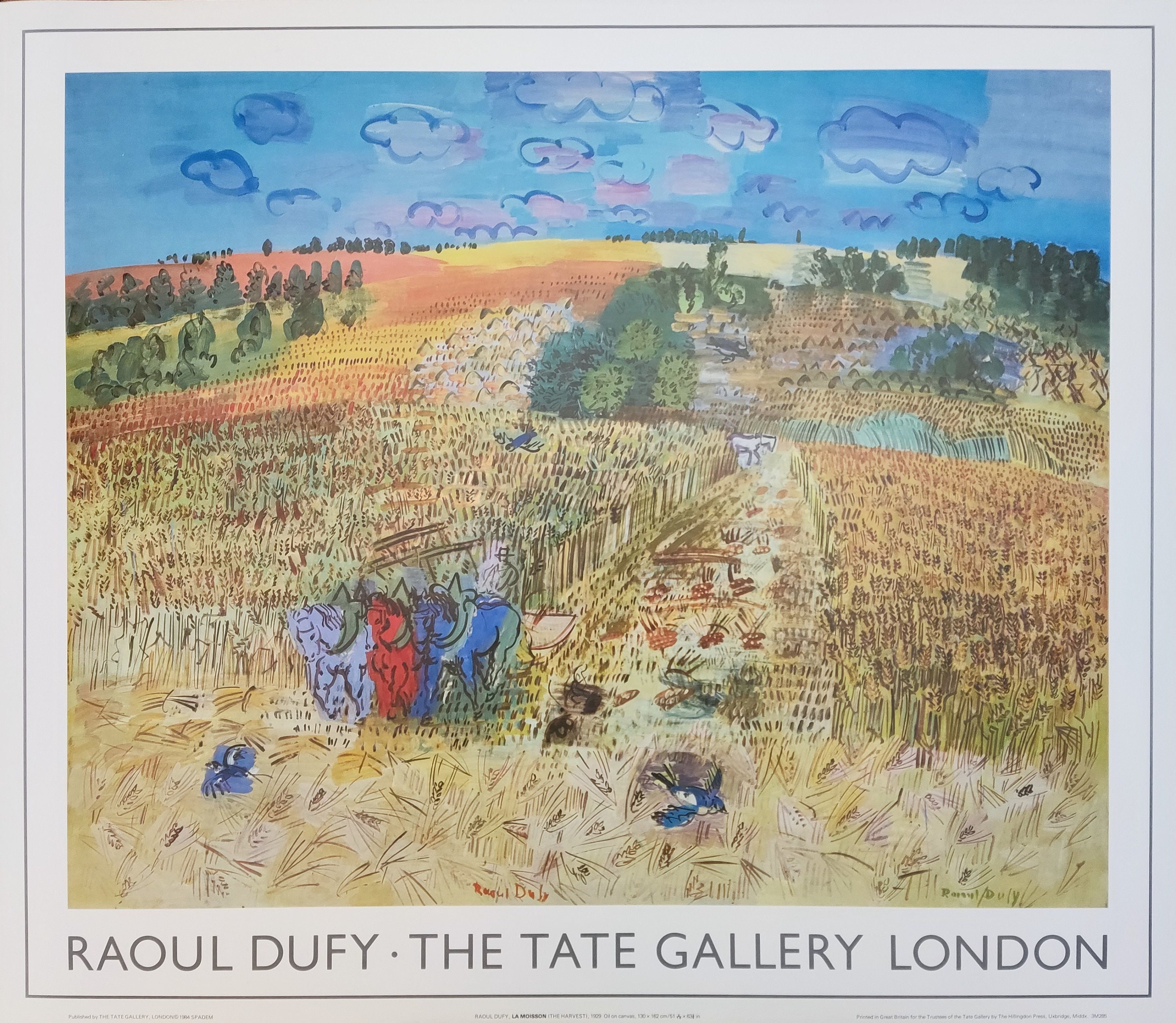 Vintage 1984 Raoul Dufy Vintage 1984 Raoul Dufy