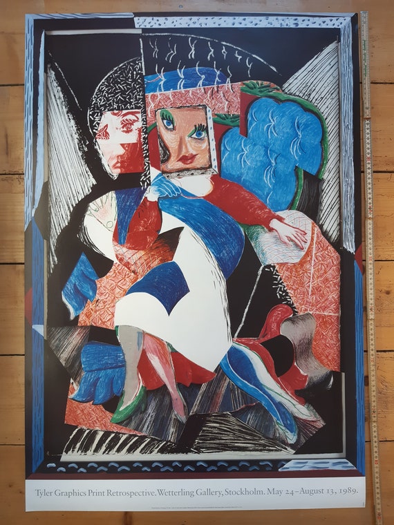 David Hockney Original Art Poster - 26.4
