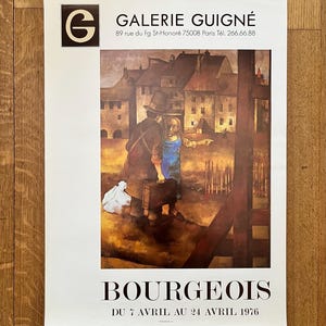Louise Bourgeois original art poster - 18.7×25.2&quot; (47.5×64cm)