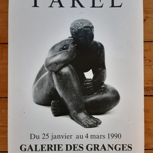 Cécile Tarel original art exhibition poster used