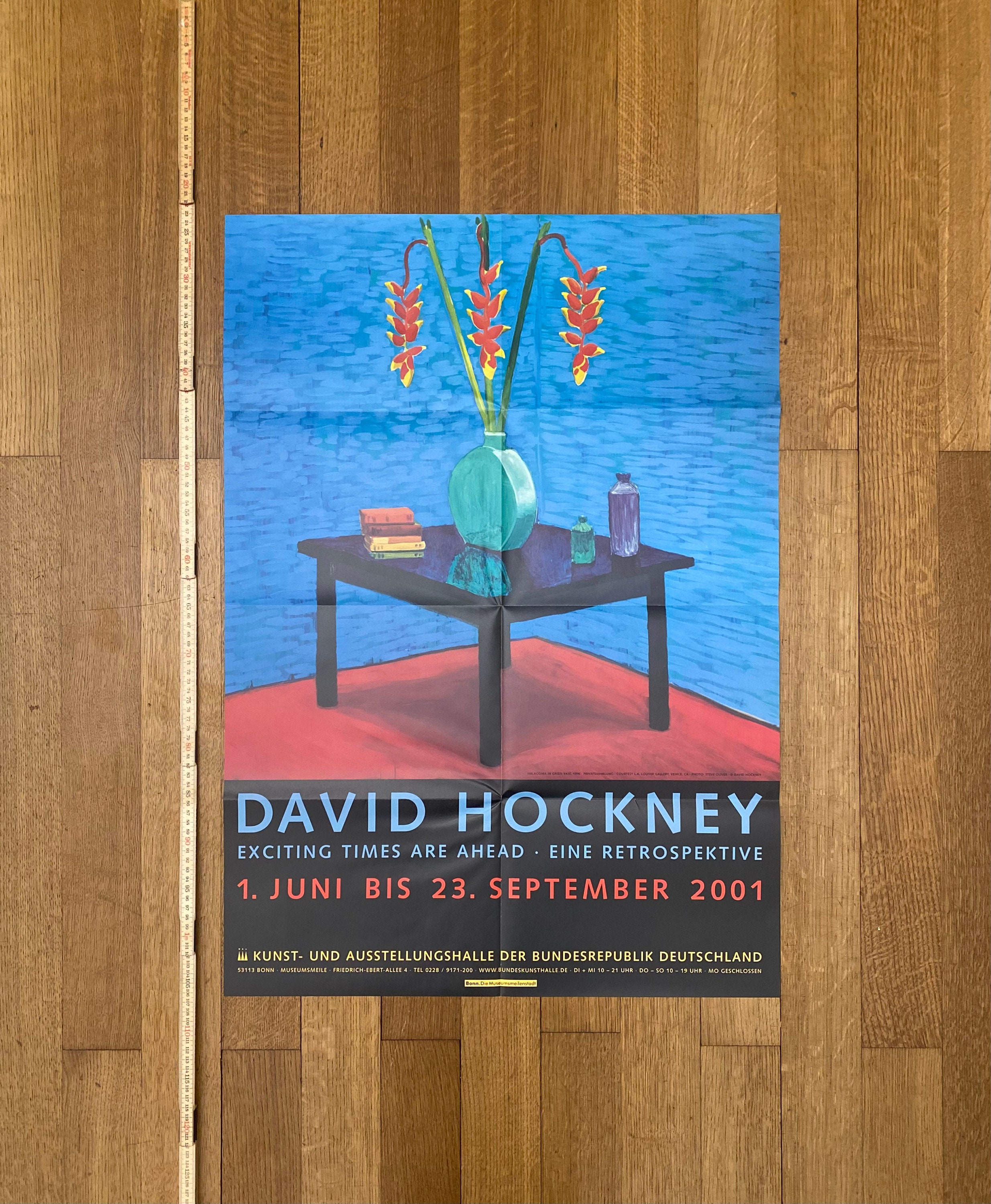 レア　David Hockney ポスター David Hockney Original Art Poster - 23.2