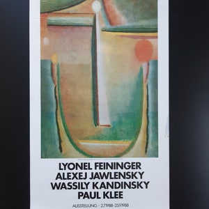 Alexej Jawlensky art exhibition poster