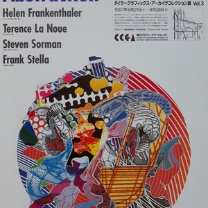 Frank Stella original art poster - 20.3&quot;×28.5&quot; (51.5×72.5cm)