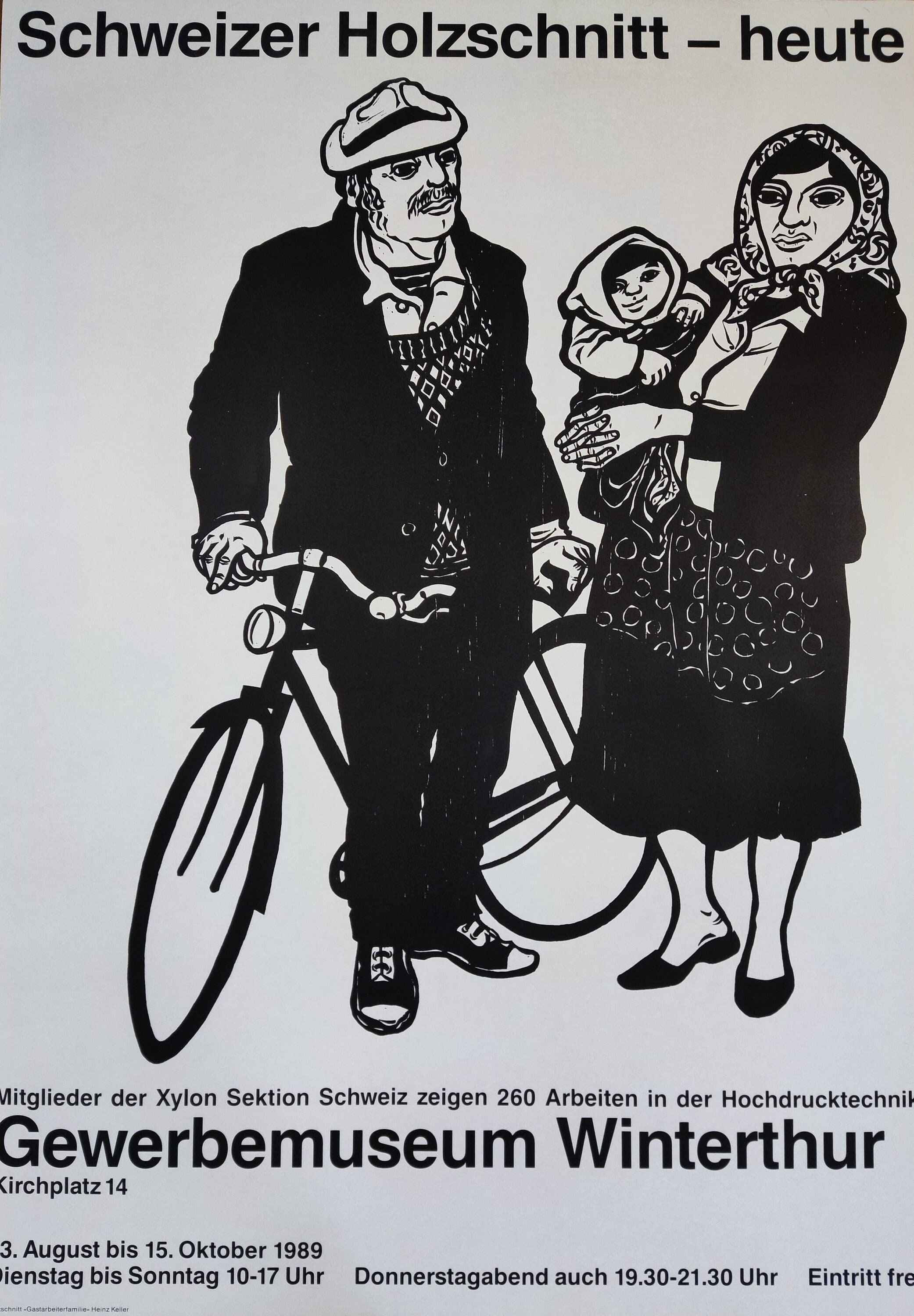 Heinz Keller Art Exhibition Poster - 35.4