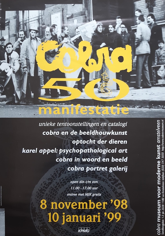 Cobra Original Art Exhibition Poster - 16.5