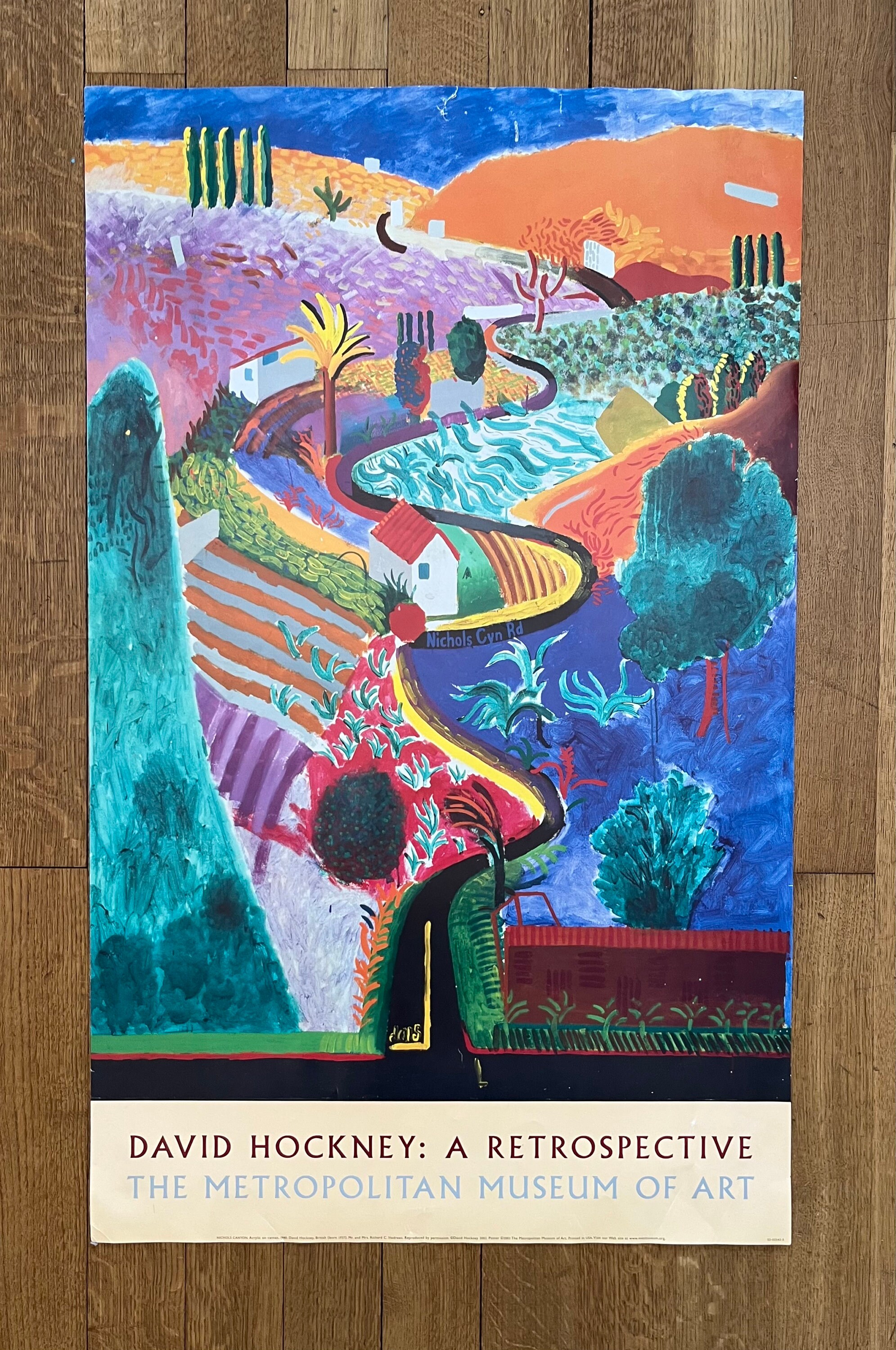 HOCKNEY POSTERS
ハードカバー David Hockney Vintage Art Poster Used - 24.0