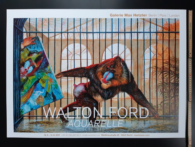 Walton Ford art exhibition poster image 4