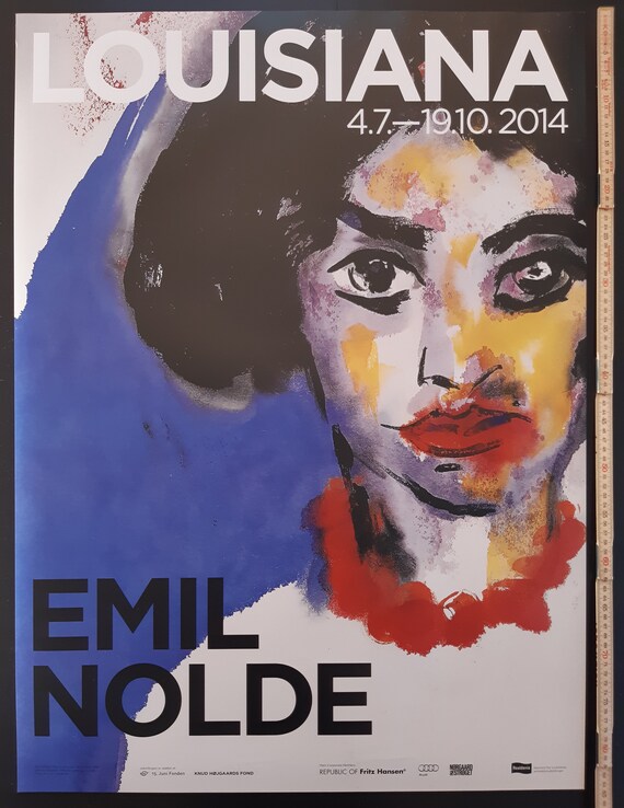 Emil Nolde original art poster - Etsy 日本