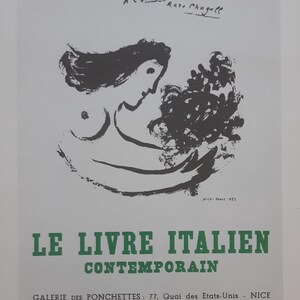 Marc Chagall original mini poster