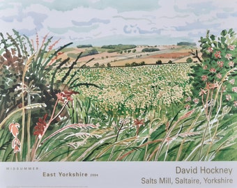 David Hockney original art poster