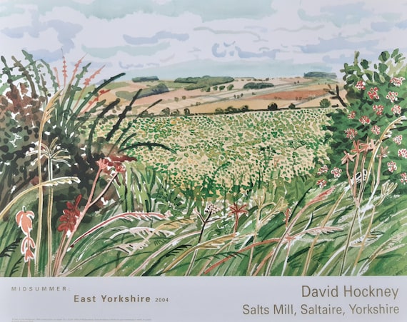 デイヴィッド・ホックニー オリジナルアートポスター - 22.4インチ