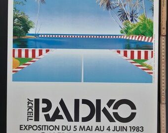 Teddy Radko Original Art Poster - 17.5