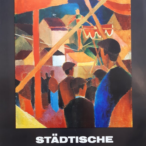 Affiche d'art originale d'August Macke