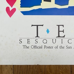 Texas Sesquicentennial original art poster image 4