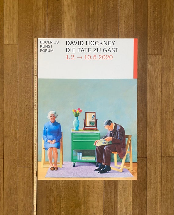 David Hockney Original Exhibition Poster - Etsy