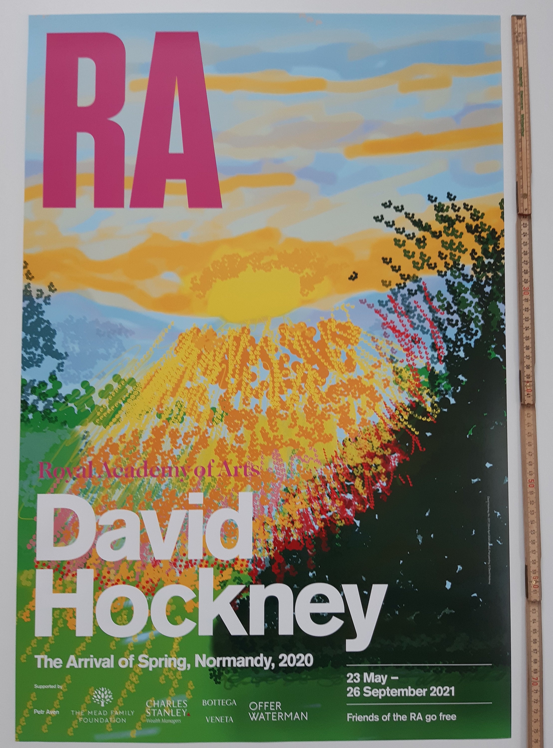 David Hockney Original Art Poster - 19.9