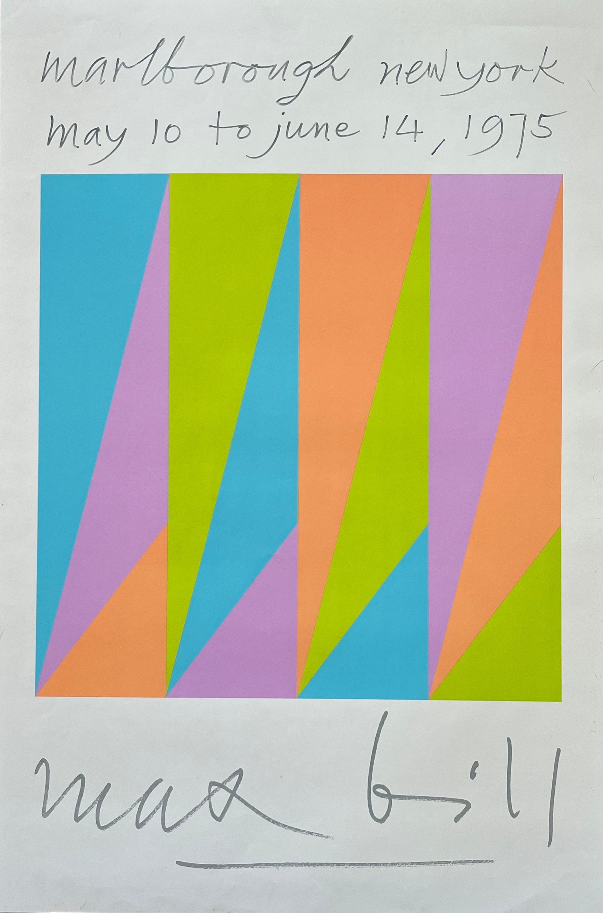 Max Bill Original Art Poster - 24.8
