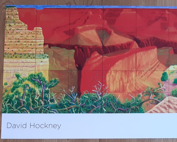 David Hockney Original Art Poster - 18.1