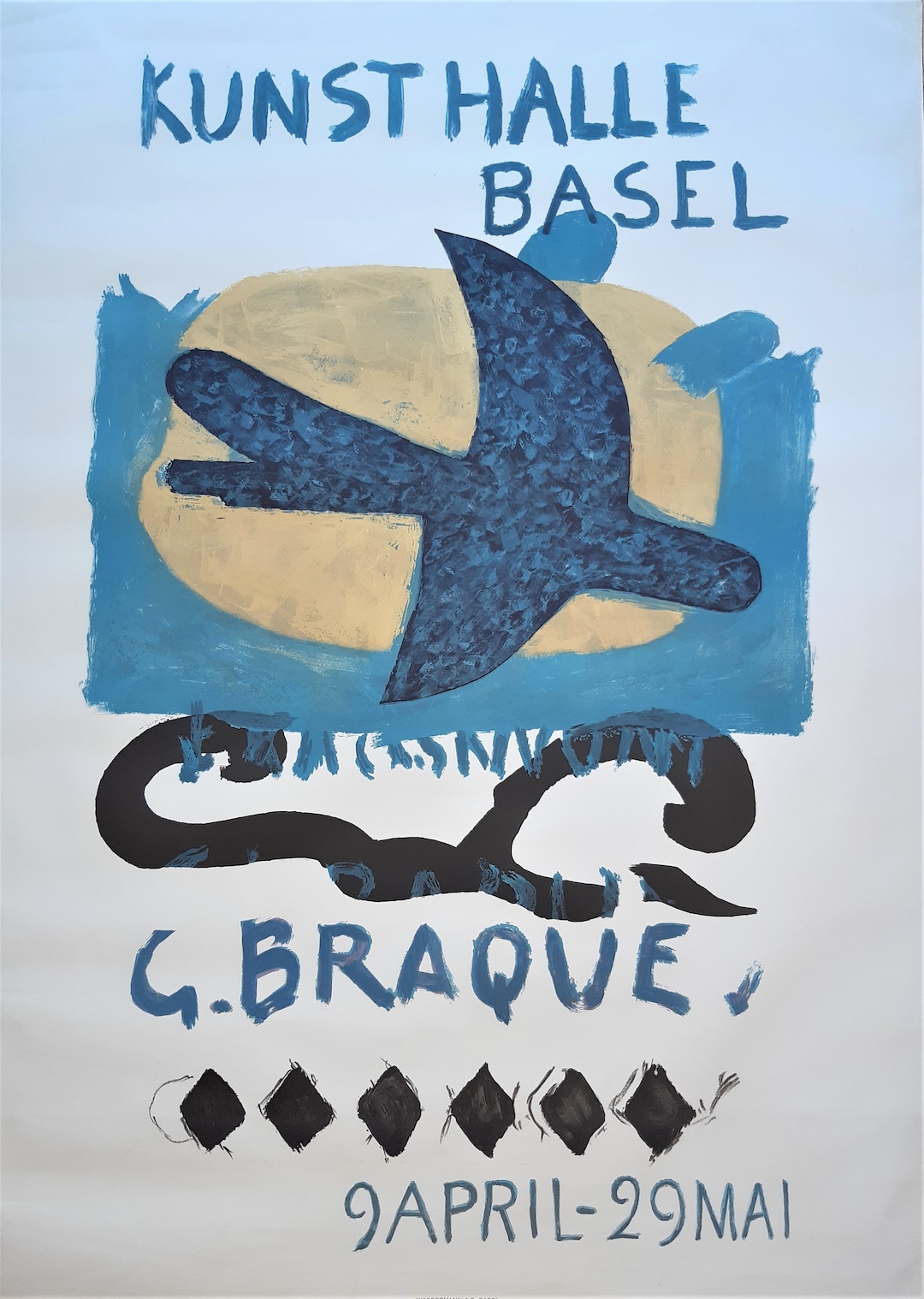 Georges Braque Original Art Exhibition Poster - 35.8
