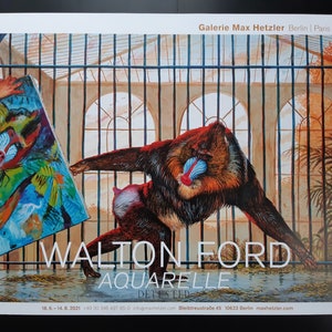 Walton Ford art exhibition poster image 2